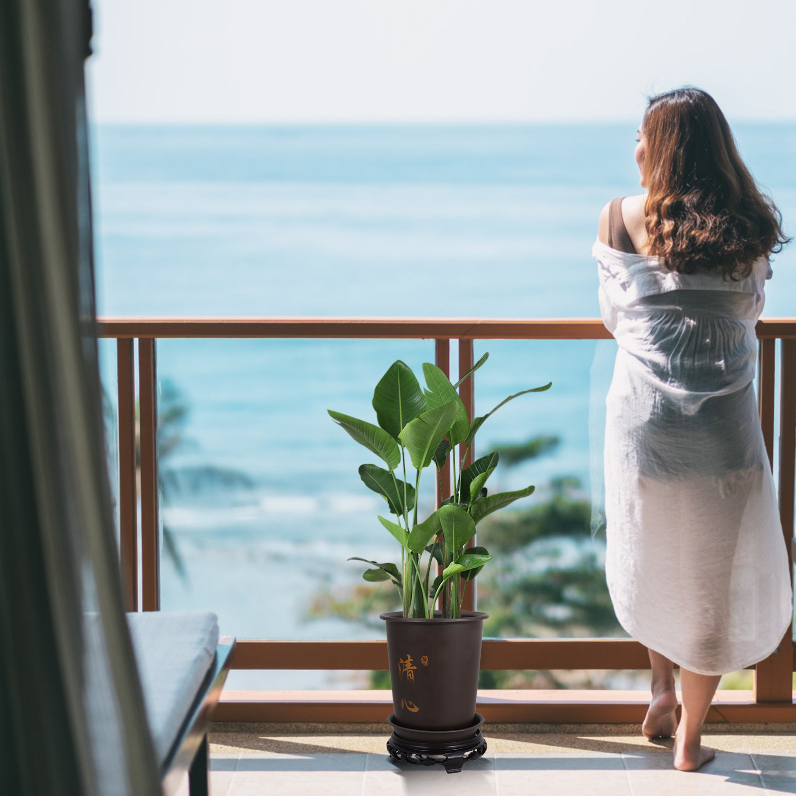1 Set Orkide Saksısı, Tepsili  - Bonsai Garden Indoor incelemesi ve fiyatı